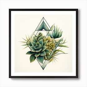 Succulents Art Print