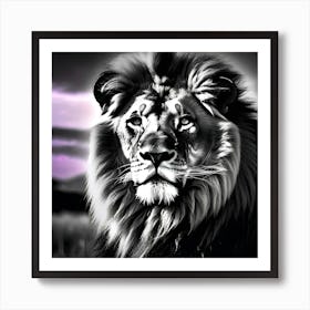 Lion Portrait 5 Art Print