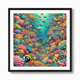 Coral Reef 3 Art Print