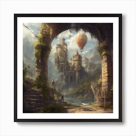 Fantasy Castle 33 Art Print