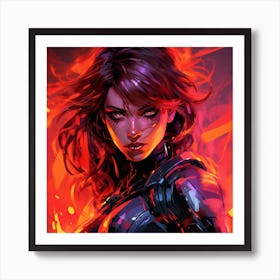 Black Widow Art Print