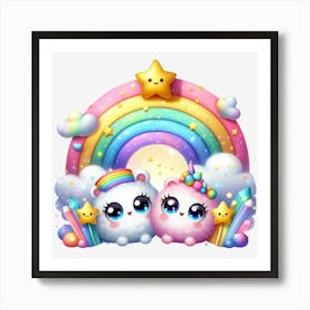 Cute Kawaii Art Print