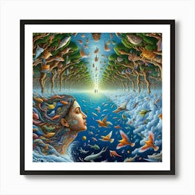 Ocean Of Life Art Print