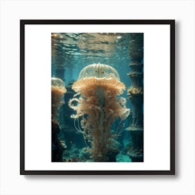 Jellyfish Postcard Art Print