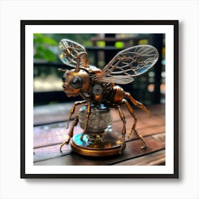 Steampunk Bee Art Print