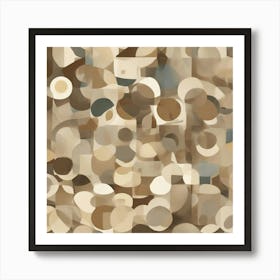 Abstract Circles 8 Art Print