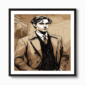 Man In A Suit Art Print