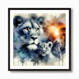 Wild Animal Illustration 293 Art Print