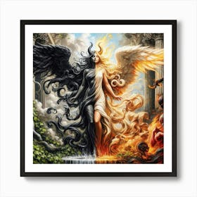 Angels And Demons 2 Art Print