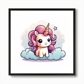 Cute Unicorn 194 Art Print