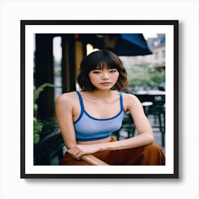 Asian Model Art Print