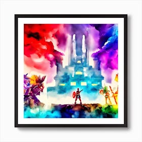 Rainbow Horizons Art Print