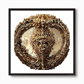 Ornate Sculpture Art Print