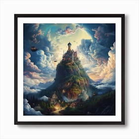 Castle In The Sky 1 Art Print