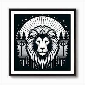 A Lion 2 Art Print