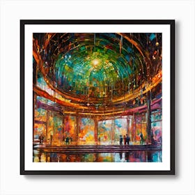 Building With A Dome Art Print