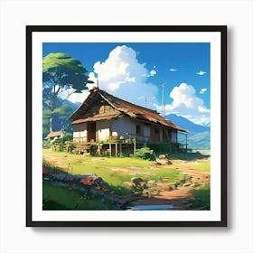 House In The Countryside 4 Art Print