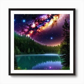 Galaxy Wallpaper 38 Art Print