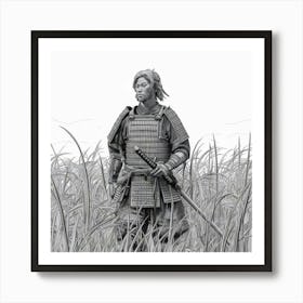 Samurai Art 73 Art Print