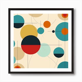 Abstract Circles 1 Art Print