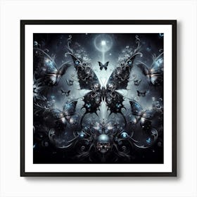 Ethereal Butterflies Art Print