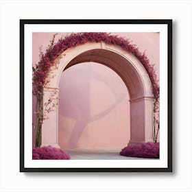 Pink Archway 14 Art Print