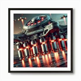 Pyroclasm Drones Incendiary Charges Art Print