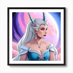 Unicorn Princess Art Print