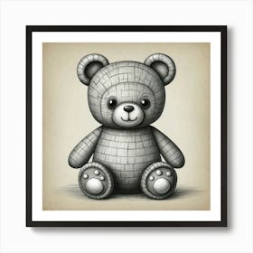 Teddy Bear Art Print