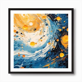 Galaxy Painting 1 Art Print