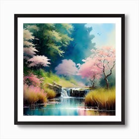 Cherry Blossoms 24 Art Print