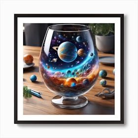 Planets In A Glass Art Print
