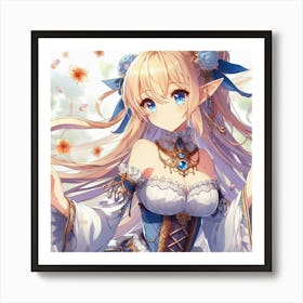 Anime Girl 12 Art Print