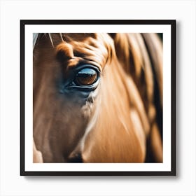 Eye Of A Horse 3 Art Print