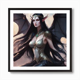 Elven Beauty Art Print