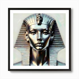 Pharaoh'S Head - Glossy Effect Painting Art Print