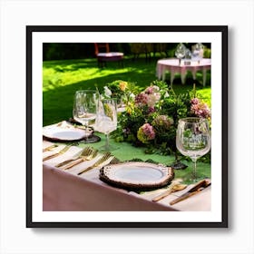 Table Setting 7 Art Print