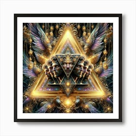 Angels In The Sky Art Print