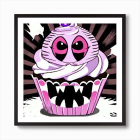 Cupcake Monster Art Print