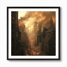 Post apocalyptic art Art Print