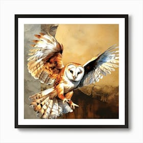 The Coming Of The Owl Art Print