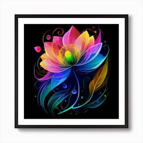 Lotus Flower Art Print