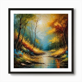 Autumn In The Forest 2 Art Print