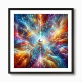 Cosmic Rays Art Print