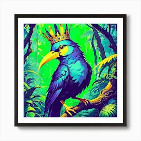 King Bird Art Print