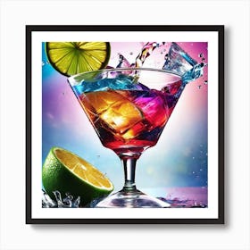 Colorful Cocktail 1 Art Print