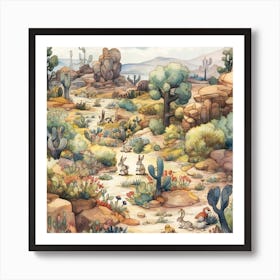 Desert Wild  Art Print