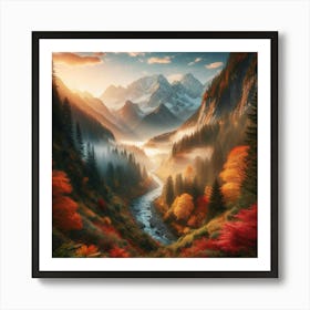 Autumn Landscape Art Print