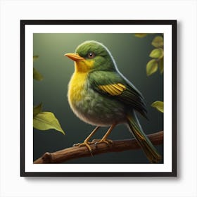 Bird On A Branch 1 Art Print