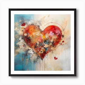 Heart Of Love Art Print